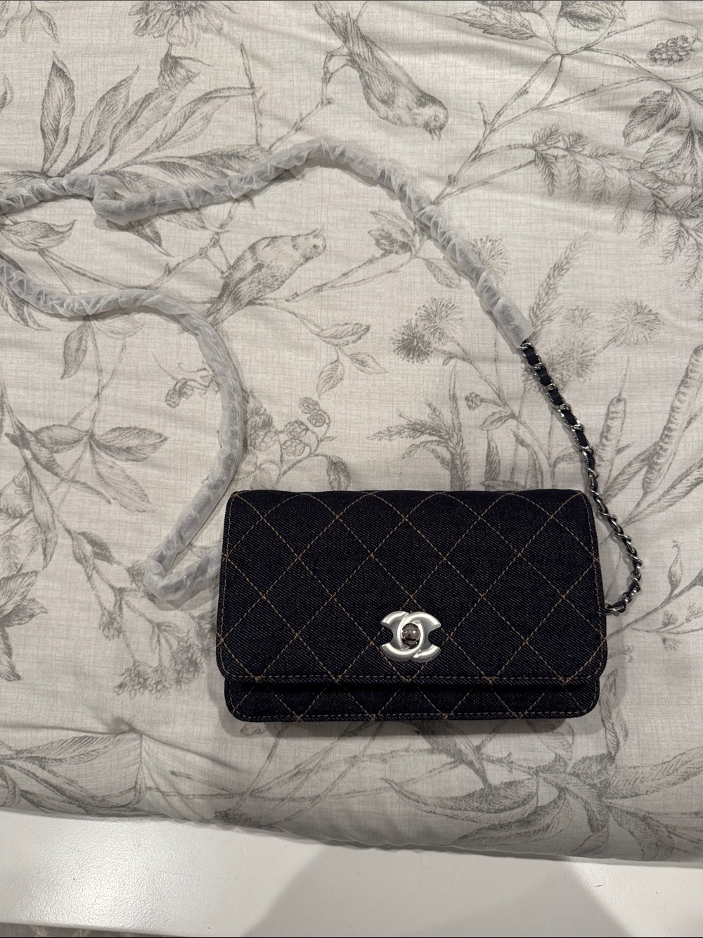 Chanel style denim WOC
